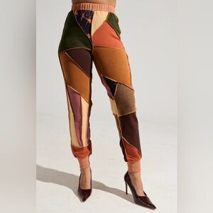 Akira Catch Feelings Patchwork Joggers Size 1XL